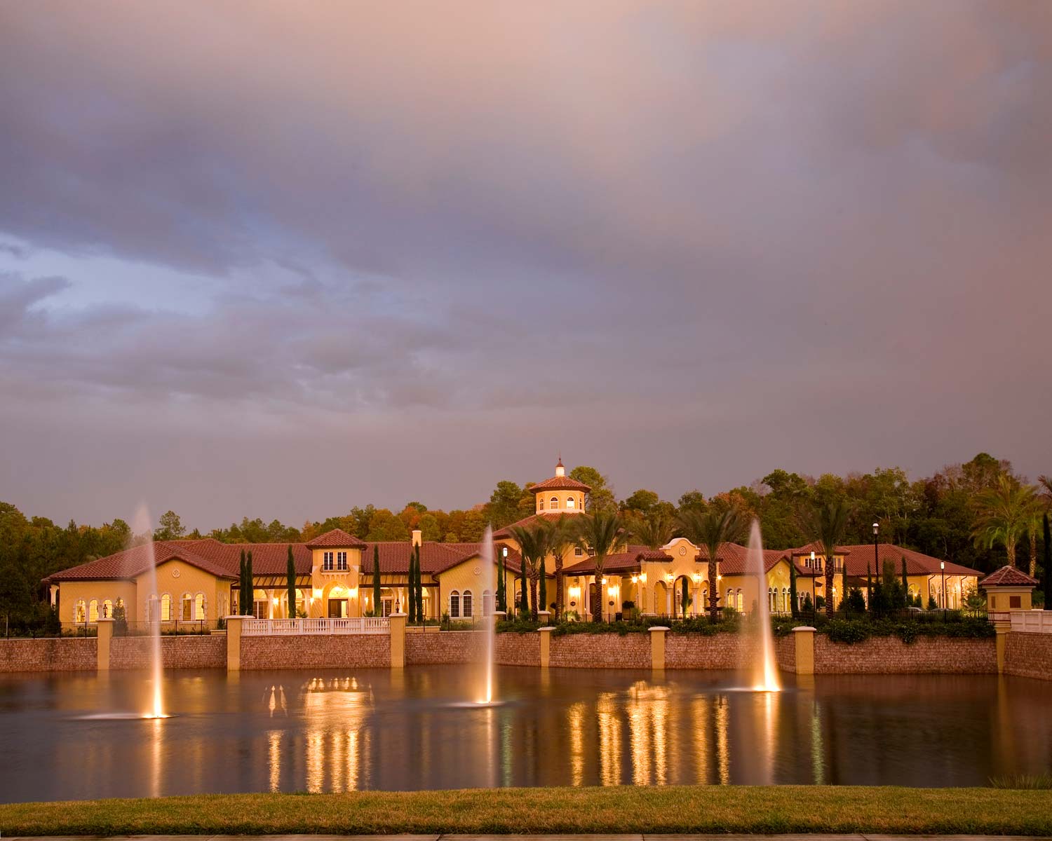 Modern outdoor space with lush landscaping and inviting seating.